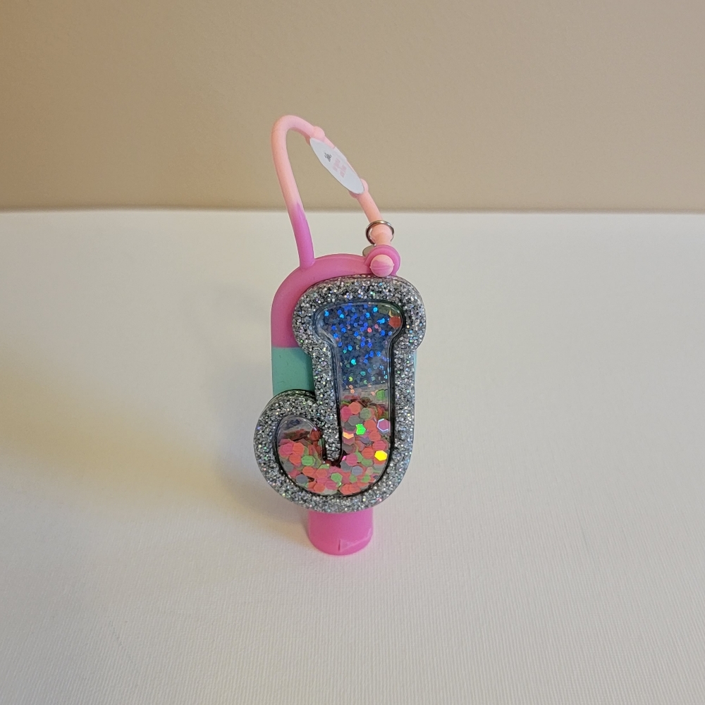 Justice "Rainbow Berry Scented" Hand Sanitizer: Letter J
